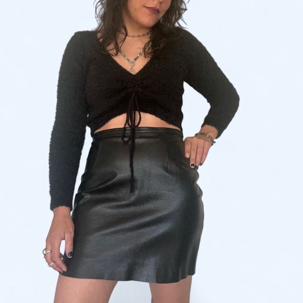 Vintage Wilson’s Leather Mini Skirt